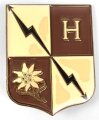 Österreich, Truppenkörperabzeichen "Heeresfernmelderregient", Maße 45 x 55mm