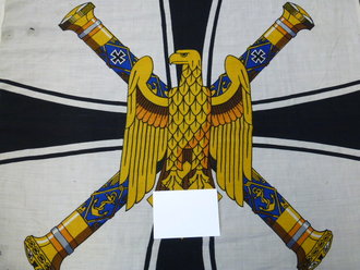 Kriegsmarine, Anwesenheitsflagge des Grossadmiral, Grösse 150 x 150 cm. Farbfrisches, sehr dekoratives Stück .