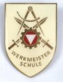 Österreich, Truppenkörperabzeichen "Werkmeisterschule" Maße 40 x 60mm