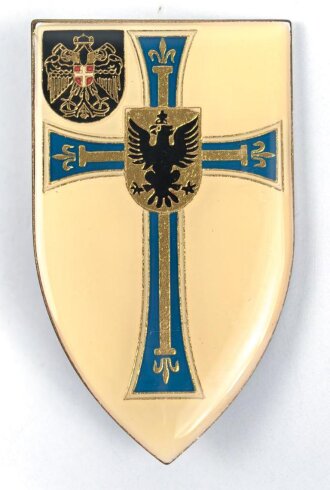 Österreich, Truppenkörperabzeichen "Jägerregiment 2", Maße 40 x 65mm, Rückseitig Klebereste