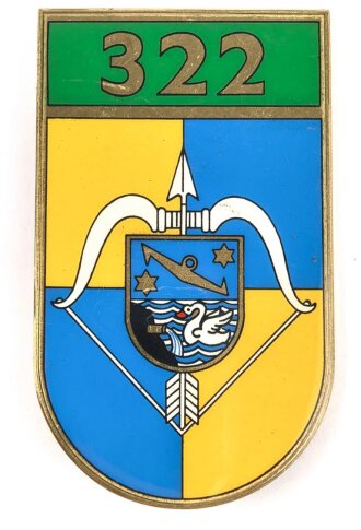 Österreich, Truppenkörperabzeichen "Jagdkampfbataillon 322", Maße 40 x 70mm