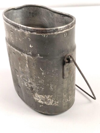 1. Weltkrieg, Kochgeschirr ohne Deckel " R. M. B. 15"  Originallack, Eisen