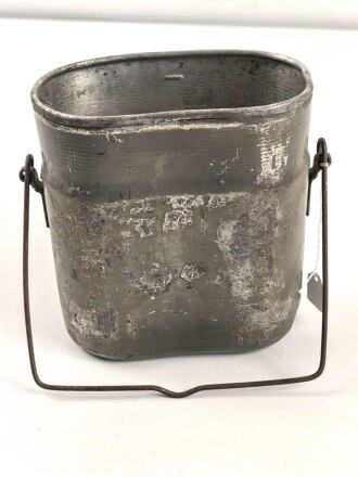1. Weltkrieg, Kochgeschirr ohne Deckel " R. M. B. 15"  Originallack, Eisen