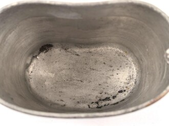 1. Weltkrieg, Kochgeschirr ohne Deckel " R. M. B. 15"  Originallack, Eisen