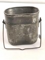 1. Weltkrieg, Kochgeschirr ohne Deckel " R. M. B. 15"  Originallack, Eisen