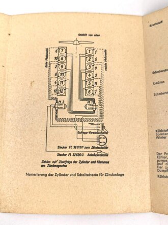 D.(Luft)T. 3211 F u. J, 1 u. 2 Motoren-Karte "Jumo 211 F u. J Baureihen 1 u. 2" Ausgabe Juli1942