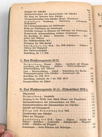 Polizei III.Reich "Waffentechnischer Leitfaden für die Ordnungspolizei" 436 Seiten, datiert 1940, gebraucht