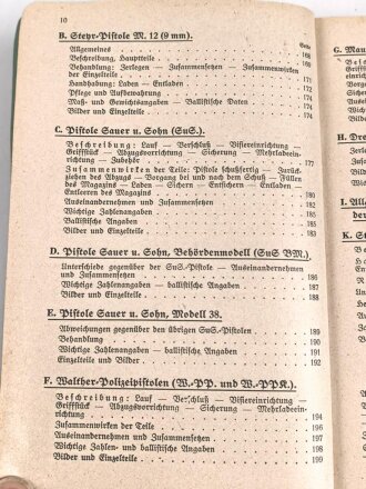Polizei III.Reich "Waffentechnischer Leitfaden für die Ordnungspolizei" 436 Seiten, datiert 1940, gebraucht