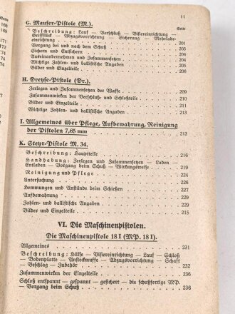 Polizei III.Reich "Waffentechnischer Leitfaden für die Ordnungspolizei" 436 Seiten, datiert 1940, gebraucht