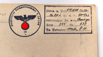 "Kennblatt für das Flugzeugmuster Bü 181 Baureihe B" datiert 1942, DIN A4, gelocht