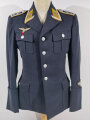 Luftwaffe, Viertaschenrock für einen Oberfeldwebel fliegertechnisches Personal. Alle Effekten Originalvernäht.