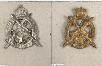 Belgien, Sammlung verschiedener Barettabzeichen