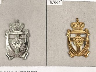 Belgien, Sammlung verschiedener Barettabzeichen