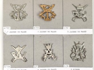 Belgien, Sammlung verschiedener Barettabzeichen
