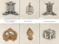 Belgien, Sammlung verschiedener Barettabzeichen