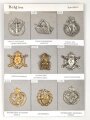 Belgien, Sammlung verschiedener Barettabzeichen