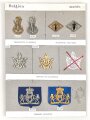 Belgien, Sammlung verschiedener Barettabzeichen