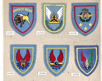 Belgien, Sammlung Ärmelabzeichen Luftwaffe, auf...