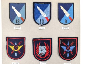 Belgien, Sammlung Ärmelabzeichen Luftwaffe, auf...