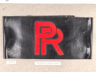 Belgien, Armbinden " Regimentspolizei und...