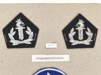 Finnland, Sammlung Kragenabzeichen und...