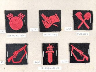 Finnland, Sammlung Truppenabzeichen der Marine, auf...