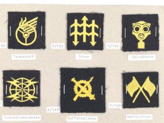 Finnland, Sammlung Truppenabzeichen der Marine, auf...