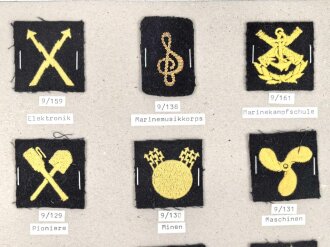 Finnland, Sammlung Truppenabzeichen der Marine, auf...
