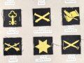 Finnland, Sammlung Truppenabzeichen der Marine, auf Karton getackert