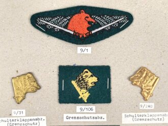 Finnland, Sammlung Abzeichen der Militärpolizei, auf...