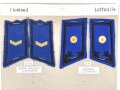Finnland, Sammlung Rangabzeichen der Luftwaffe, auf Karton getackert
