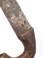 Großbritannien, Tüllenbajonett Modell 1876 vermutlich für Martini Henry  Gesamtlänge 62,5 cm, 3-Kantklinge, Tüllendurchmesser 16mm, ungereinigt