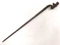 Großbritannien, Tüllenbajonett Modell 1876 vermutlich für Martini Henry  Gesamtlänge 62,5 cm, 3-Kantklinge, Tüllendurchmesser 16mm, ungereinigt