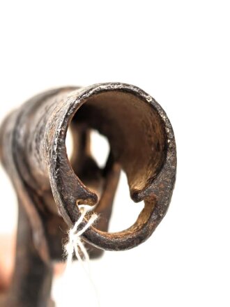 Bayern, Tüllenbajonett Podewils, Dreikantklinge Modell 1858 für Gewehr Podewils , Linder Braunmühl  , ungereinigt, Länge 60,5 cm, Tülleninnendurchmesser ca 20mm,