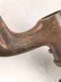 Frankreich, Tüllenbajonett Modell 1866/74 modifiziert für Carabine de gendarmerie a cheval, Sperring fehlt,  Länge 57,5 cm, Tüllenlänge 6 cm , ungereinigt