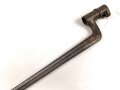 Frankreich, Tüllenbajonett Modell 1866/74 modifiziert für Carabine de gendarmerie a cheval, Sperring fehlt,  Länge 57,5 cm, Tüllenlänge 6 cm , ungereinigt