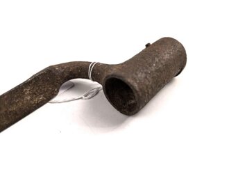 Preussen, Tüllenbajonett ,  Modell 1841,  Dreikantklinge ,Länge 55,2 cm, Tüllendurchmesser 21 mm, Tüllenlänge 54 mm, Sperring fehlt, ungereinigt