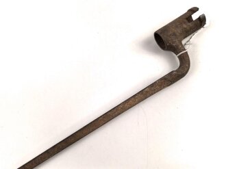 Preussen, Tüllenbajonett ,  Modell 1841,  Dreikantklinge ,Länge 55,2 cm, Tüllendurchmesser 21 mm, Tüllenlänge 54 mm, Sperring fehlt, ungereinigt