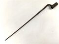 Preussen, Tüllenbajonett ,  Modell 1841,  Dreikantklinge ,Länge 55,2 cm, Tüllendurchmesser 21 mm, Tüllenlänge 54 mm, Sperring fehlt, ungereinigt