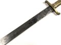 Sachsen , Faschinenmesser 1849 ohne Scheide,Truppenstempel auf Parierstange, Hersteller P.D.L. Königskrone auf Parierstangenende,