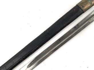 Kaiserreich, Preussen, Seitengewehr Modell 1871 , Suhler Herstellermarke , W74, Abnahmestempel,