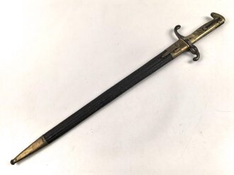 Kaiserreich, Preussen, Seitengewehr Modell 1871 , Suhler Herstellermarke , W74, Abnahmestempel,