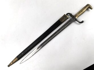 Kaiserreich, Preussen, Seitengewehr Modell 1871 , Suhler Herstellermarke , W74, Abnahmestempel,