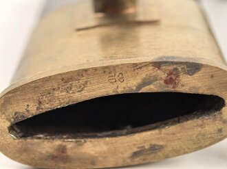 Württemberg, Pionierfaschinenmesser Modell 1871, mit Klinge älterer Ausführung, Hersteller FA Hermes Solingen, Klingenlänge 44,8 cm, Gesamtlänge mit Scheide 58 cm, Truppenstempel, Abnahmestempel 97 W, die Scheidenbeschläge gereinigt