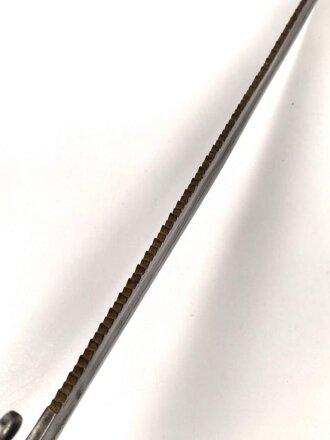 Kaiserreich, Pionier Faschinenmesser Modell 1871 mit Sägerücken, ohne Scheide, gereinigt, keine Markierungen erkennbar, Gesamtlänge 60,5 cm