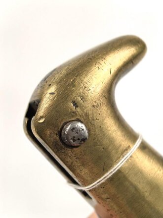 Kaiserreich, Pionier Faschinenmesser Modell 1871 mit Sägerücken, ohne Scheide, gereinigt, keine Markierungen erkennbar, Gesamtlänge 60,5 cm