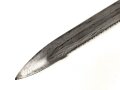 Kaiserreich, Pionier Faschinenmesser Modell 1871 mit Sägerücken, ohne Scheide, gereinigt, keine Markierungen erkennbar, Gesamtlänge 60,5 cm