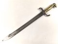 Kaiserreich, Pionier Faschinenmesser Modell 1871 mit Sägerücken, ohne Scheide, gereinigt, keine Markierungen erkennbar, Gesamtlänge 60,5 cm