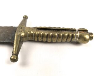Württemberg, Hirschfänger zur Scharfschützenbüchse System Wild Modell 1846 , ohne Scheide, Klinge stark korrodiert, ungereinigt