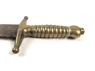 Württemberg, Hirschfänger zur Scharfschützenbüchse System Wild Modell 1846 , ohne Scheide, Klinge stark korrodiert, ungereinigt